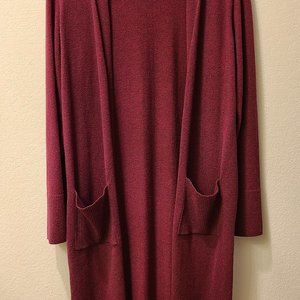 Time & Tru long cardigan
